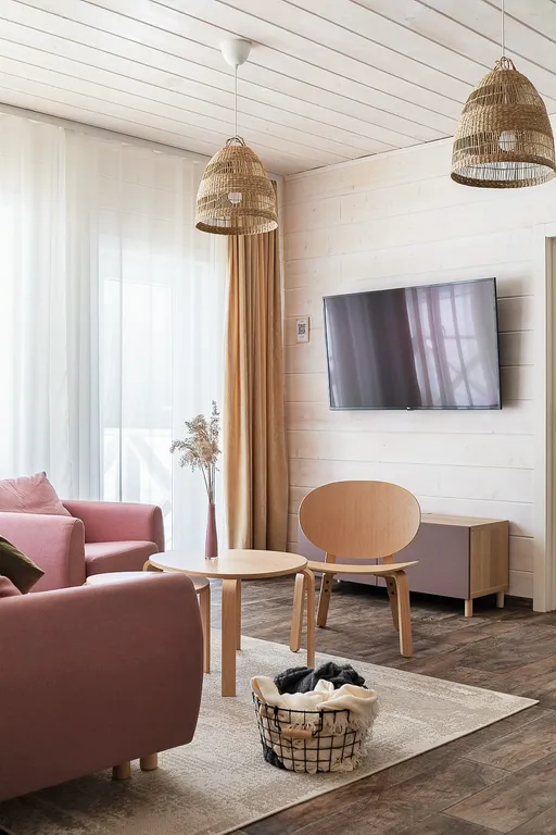 Коттедж Супер дом на Вуоксе с камином и баней — Четверяково