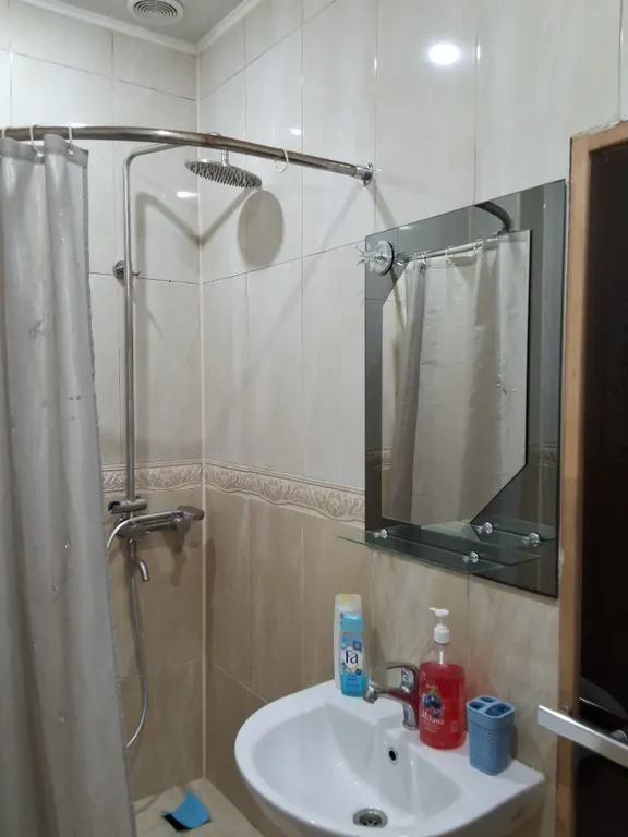 Студия с приятной синей подсветкой