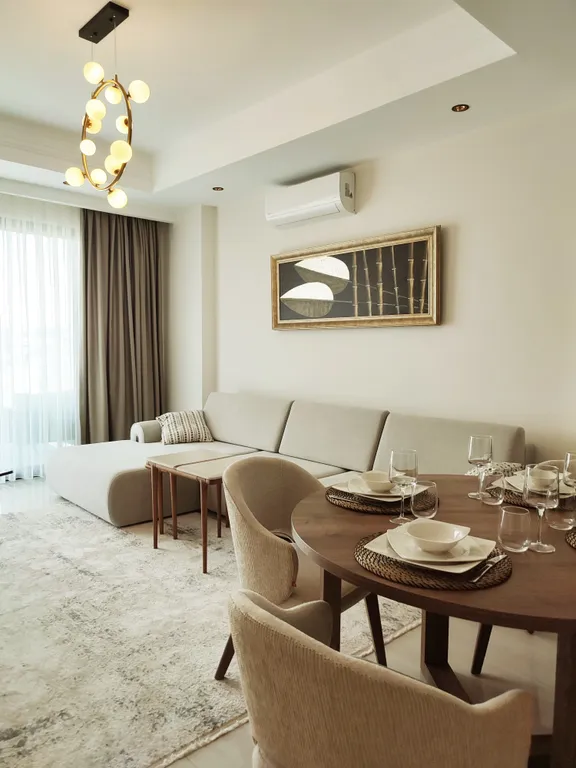 Квартира 1+1 в Azura World c видом на бассейн и аквапарком