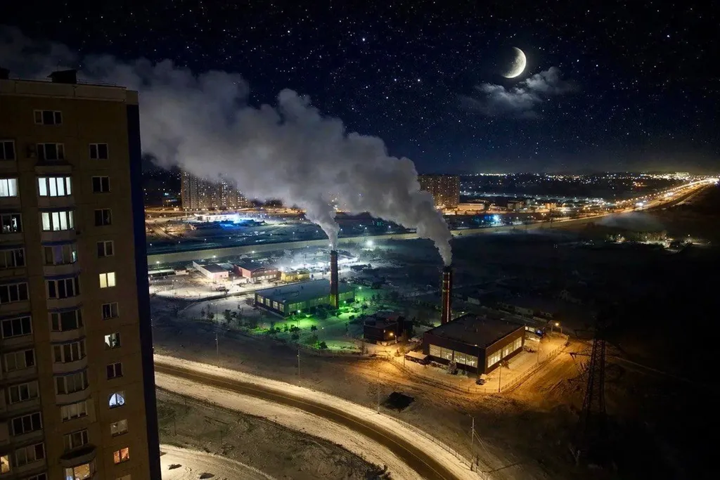 1-комнатная квартира с балконом и панорамным видом на город