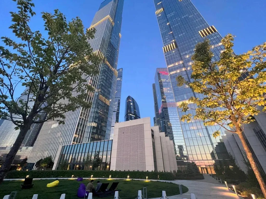 Квартира Квартира Sky City Moscow Уютная Студия на 43 этаже с видом на закат! Lux дизайн — Москва