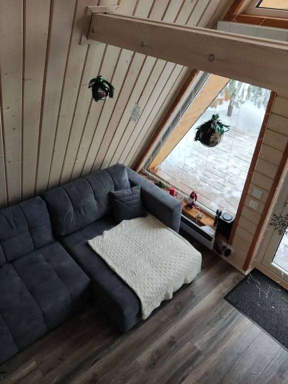 Уютный дом Aframe с банным чаном на дровах