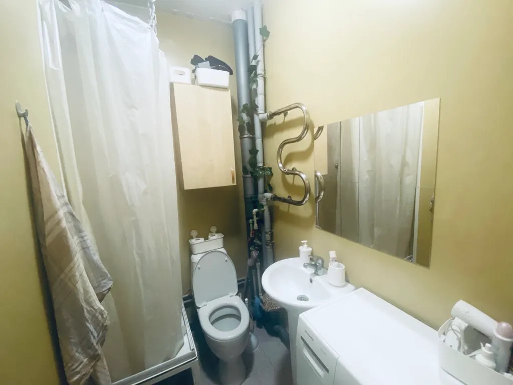 Уютная студия с видом на закат