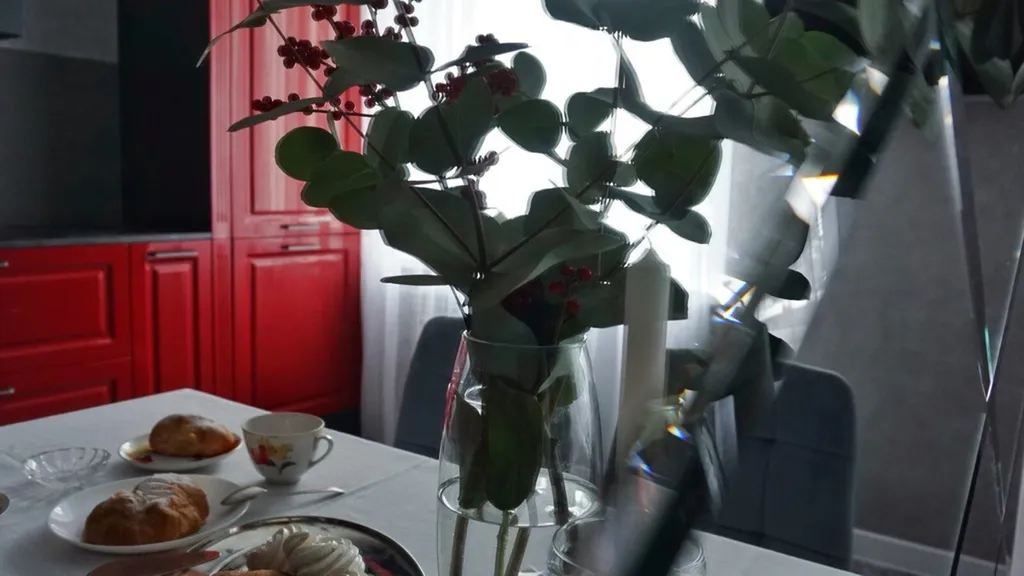 Стильная двушка с яркой кухней