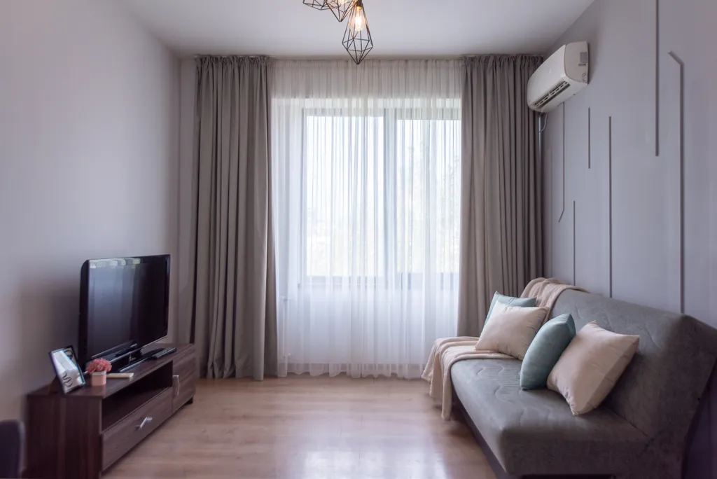 Светлая квартира с прекрасном видом на город и парк