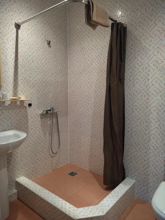 Семейная комната, с балкона вид на горы, с личным внешним санузлом