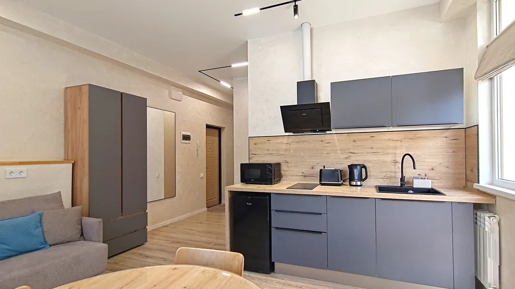 Душевный апартамент со спальней. Насладитесь тишиной и красотой гор