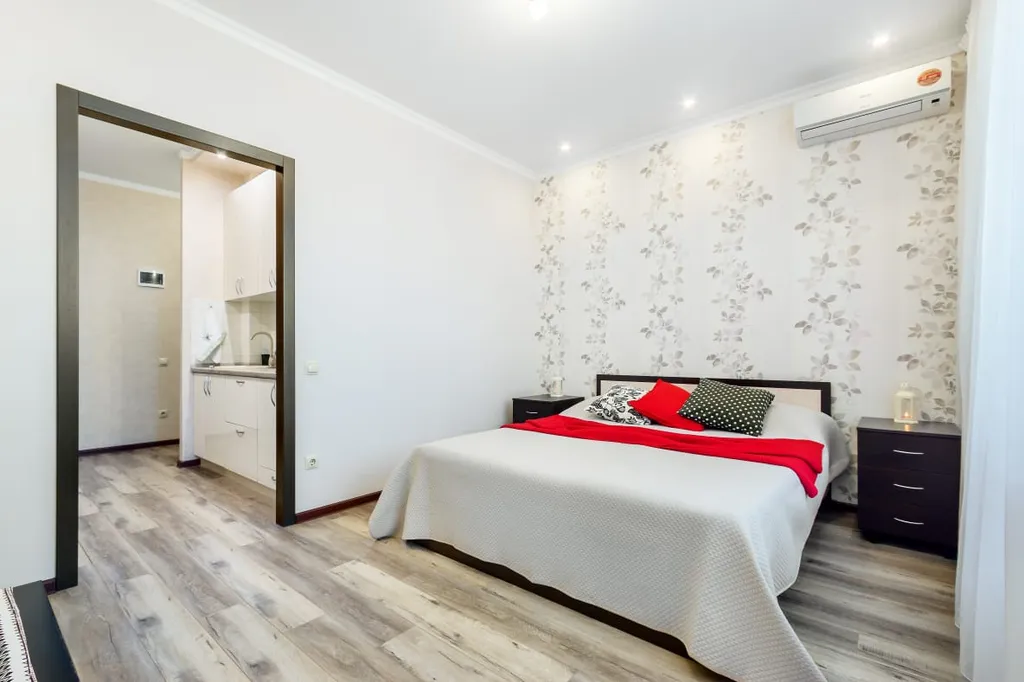 Стильные квартира с лоджией Сакура