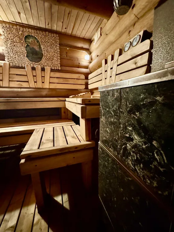 Уютный загородный дом-баня