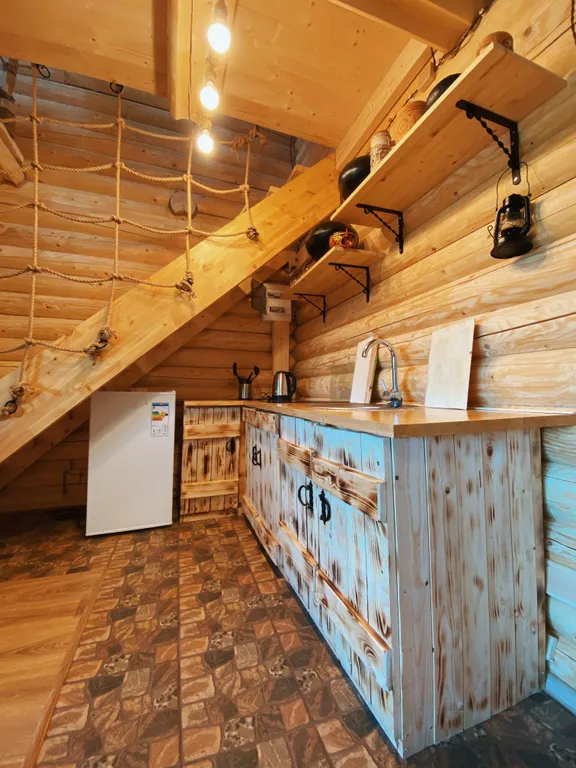 Коттедж Дом Теремок на берегу озера в Карелии с сауной — Верховье