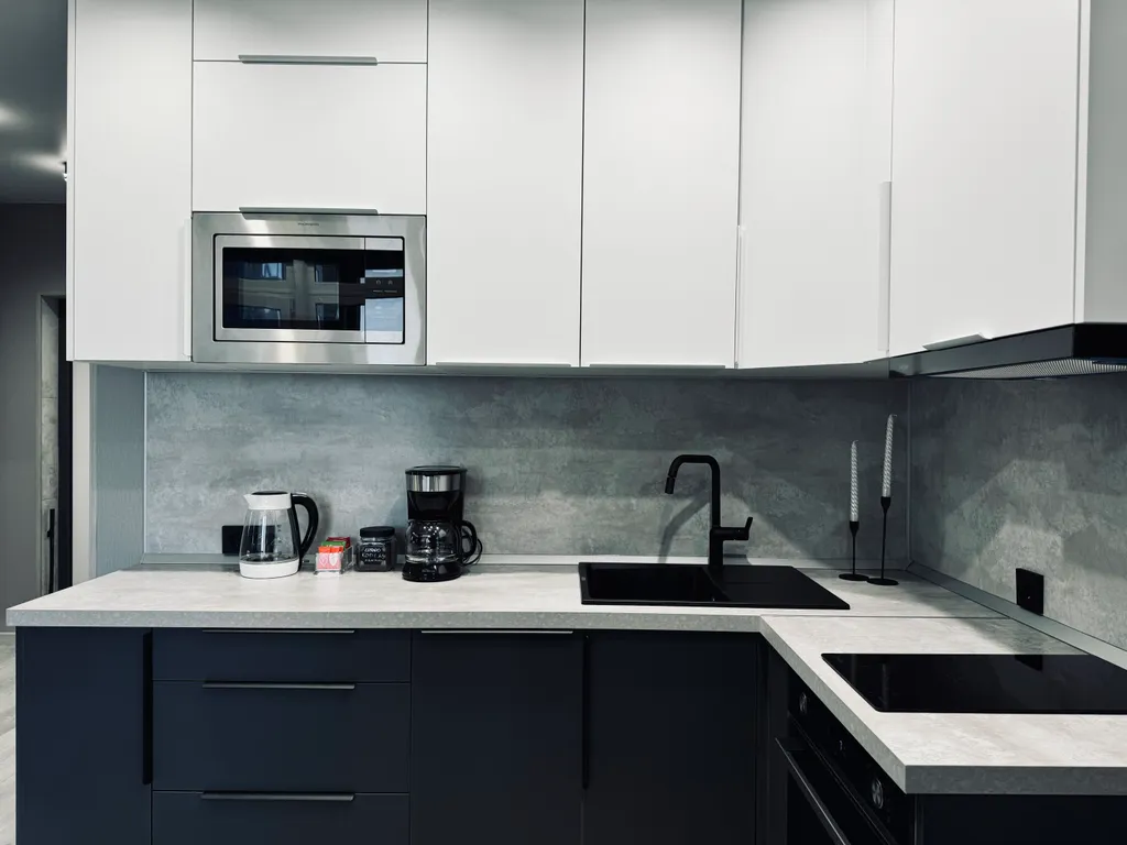 Изящная студия с шикарным видом на мегаполис