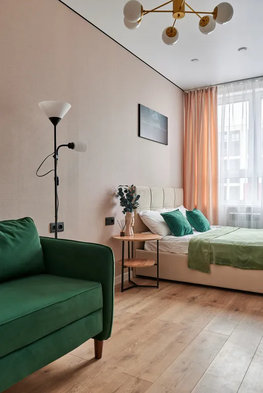 Современная квартира-студия в жк спорт лайф