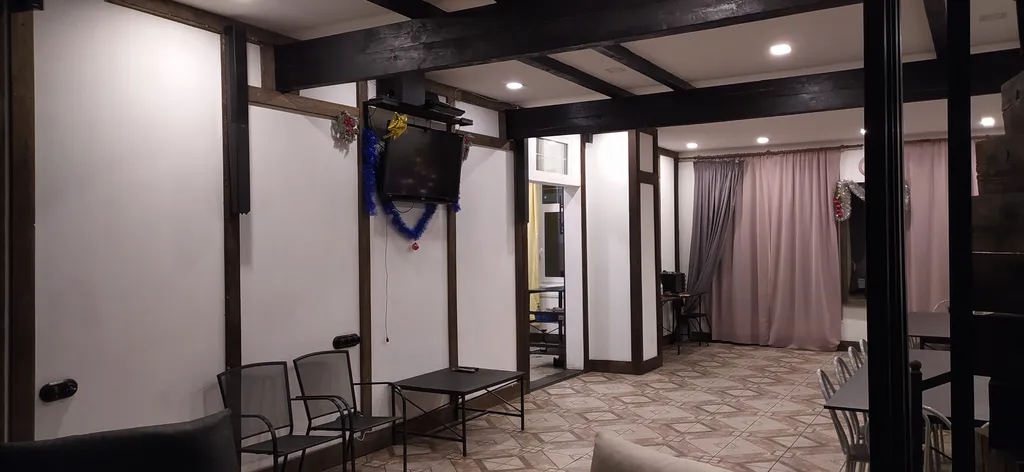 Коттедж для гостей в Ильичево. Баня, бассейн, камин.