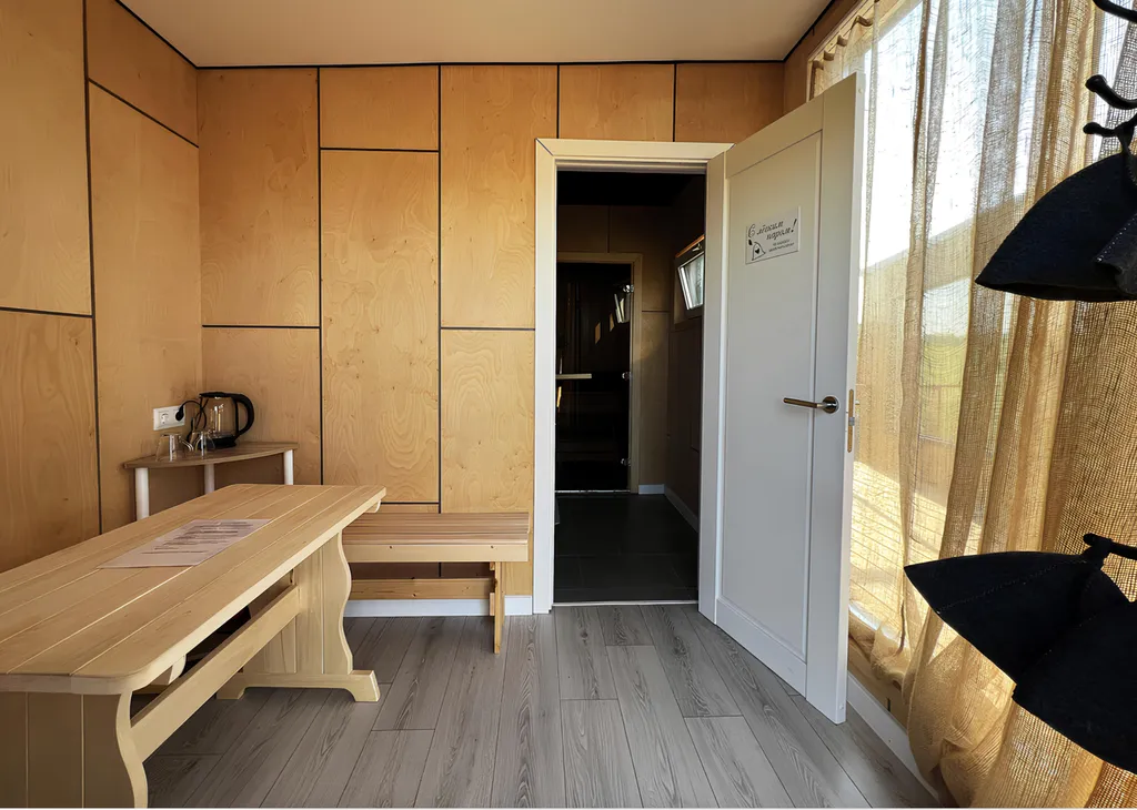 Коттедж Модульный дом с баней, костровой чашей и мангалом — Казань