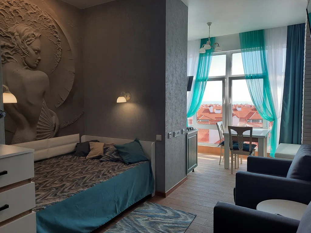 Квартира Квартира Студия с видом на море — Геленджик