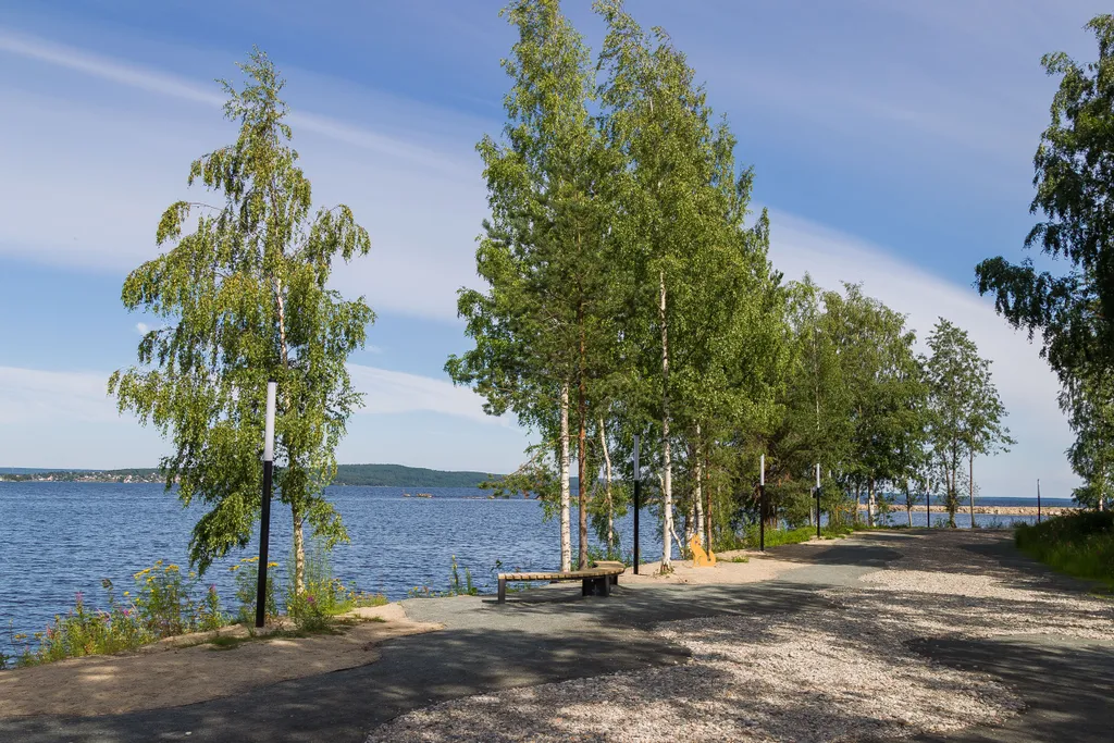 Стильная Amber Studio с видом на озеро