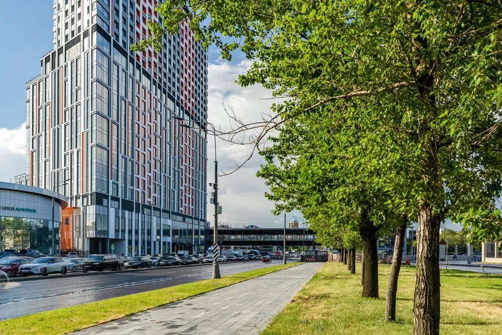 Квартира Квартира Апартамент Огни Острова с видом на Остров Мечты — Москва