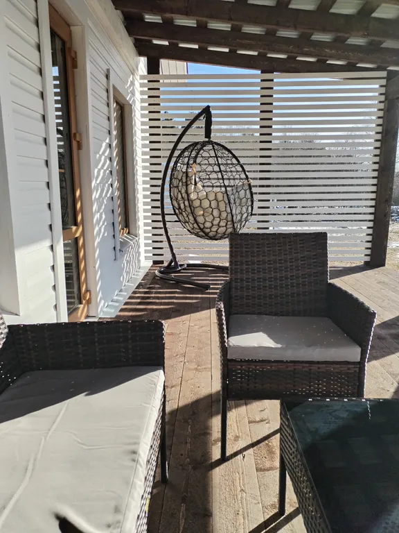 Уютный домик на берегу Ладожского озера с сауной и баней