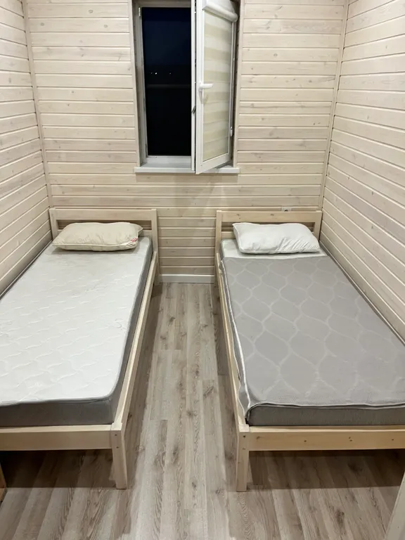 Домики на берегу Каспийского моря