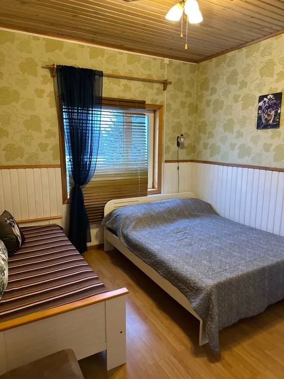 Дом c финской дровяной сауной и отдельной баней в Карелии