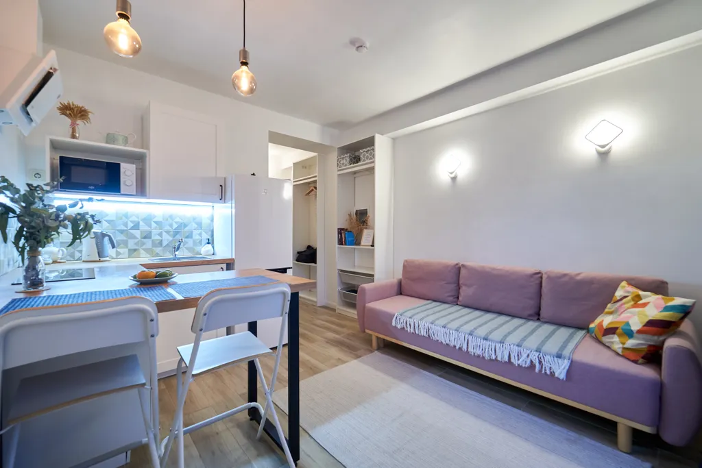 Удобная студия с новым ремонтом