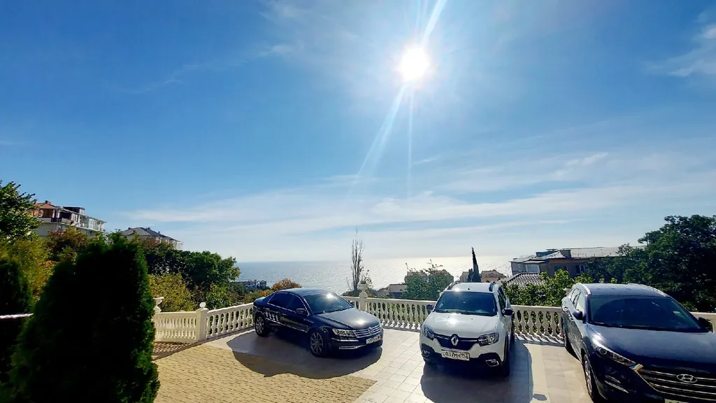 Квартира-студия в ЖК ВиллаДельМар с балконом и видом на море в Гаспре