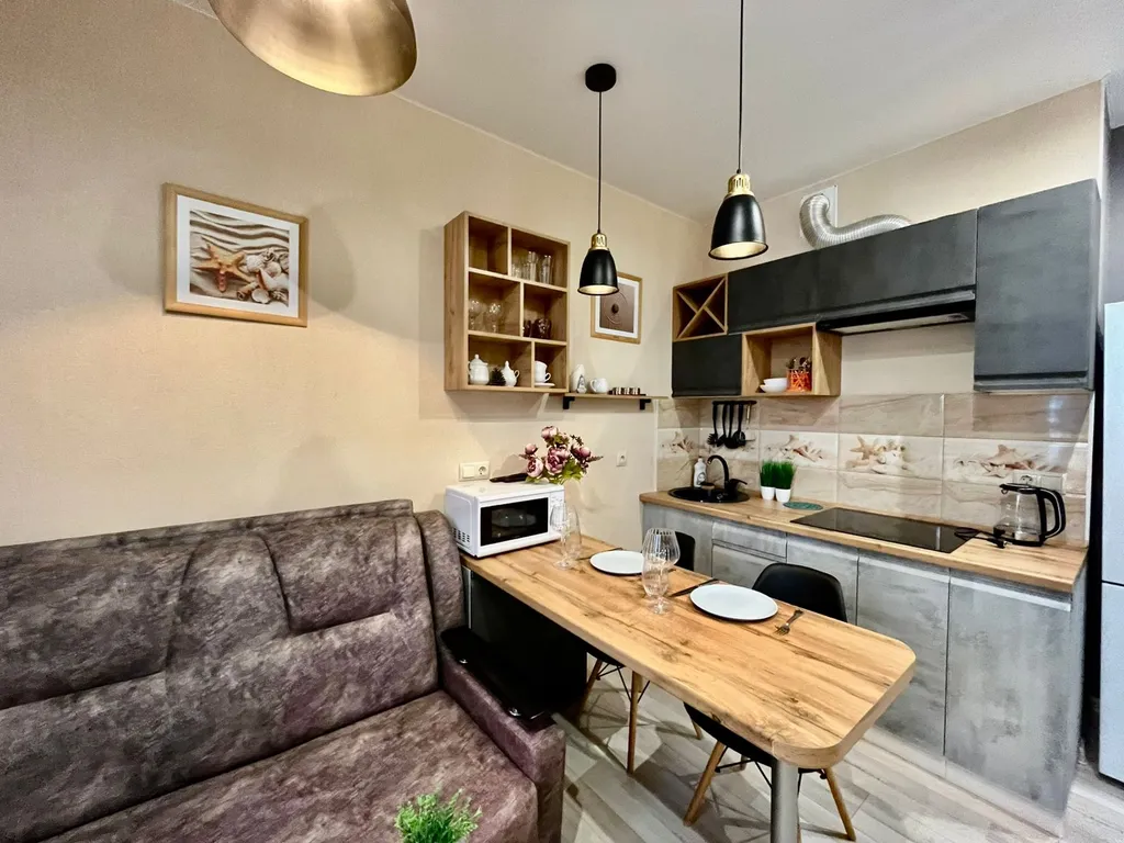 Квартира Уютная чистая 1к квартира с отличным ремоном — Анапа