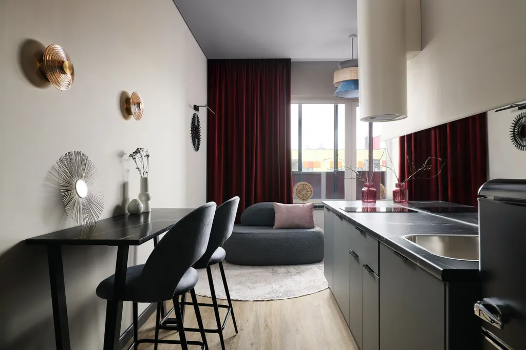 Квартира Квартира Студия с дизайнерским ремонтом. Кондиционер. БОЙЛЕР. — Гатчина