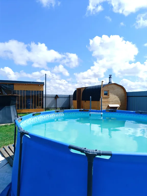 Коттедж А-фрейм дом с банным чаном — Матросово