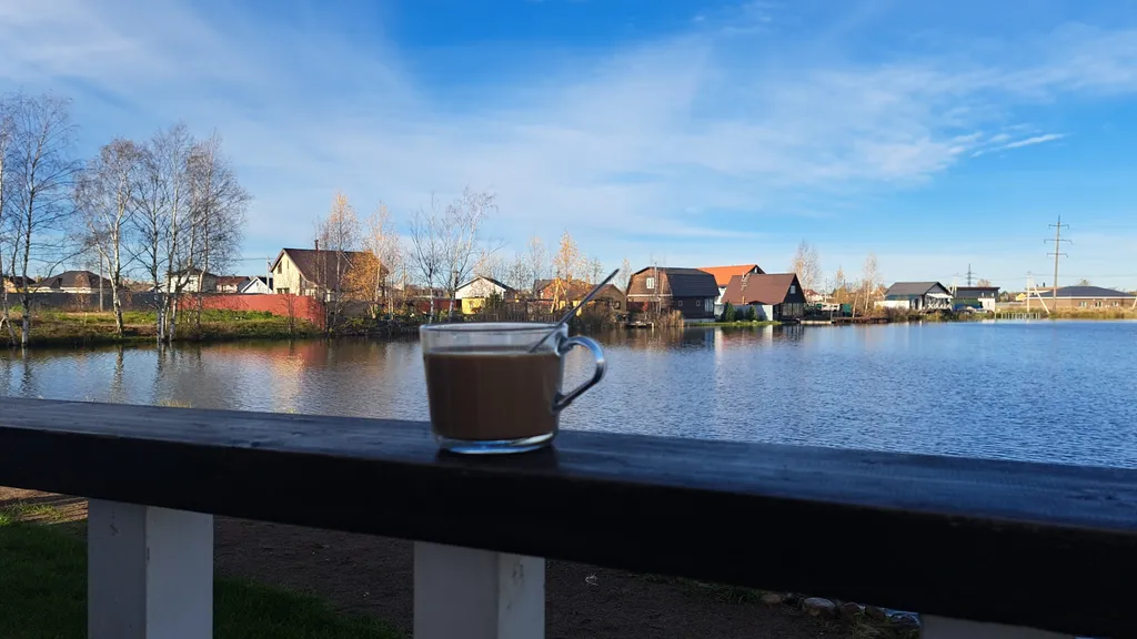 Дом на озере с сауной