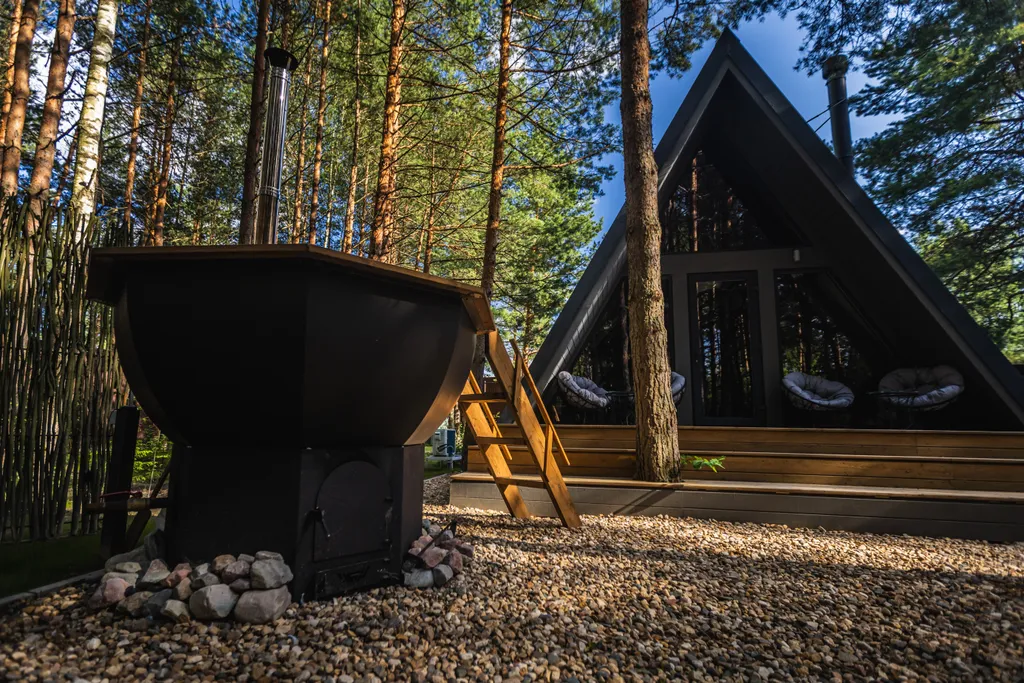 Коттедж Коттедж А-Фрейм грей — Павловский Посад