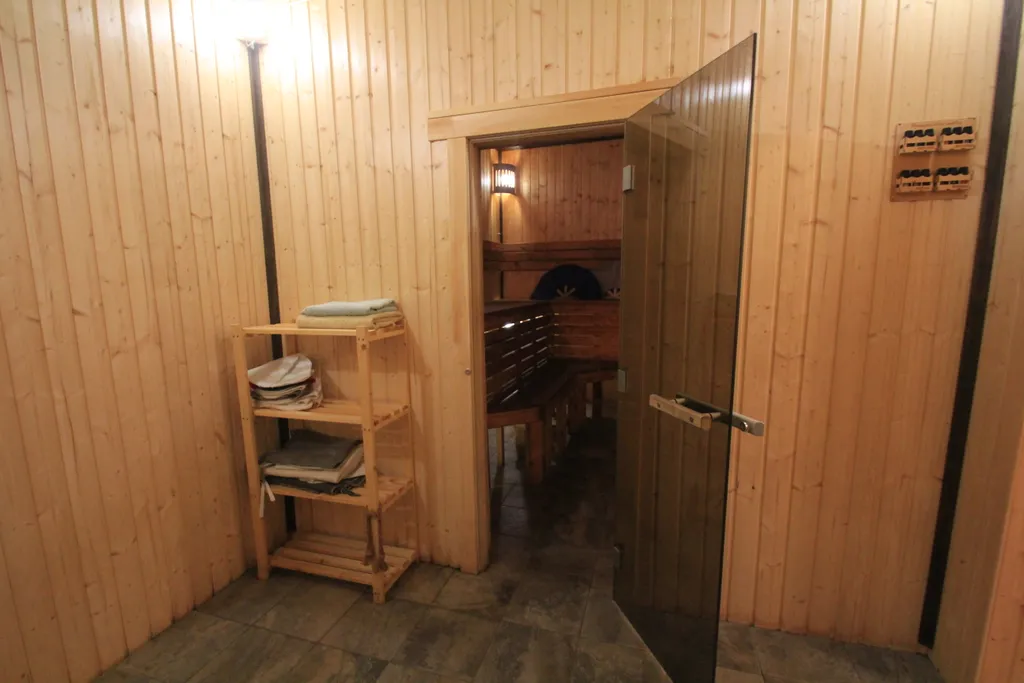 Новый уютный дом-баня с банным чаном у соснового леса