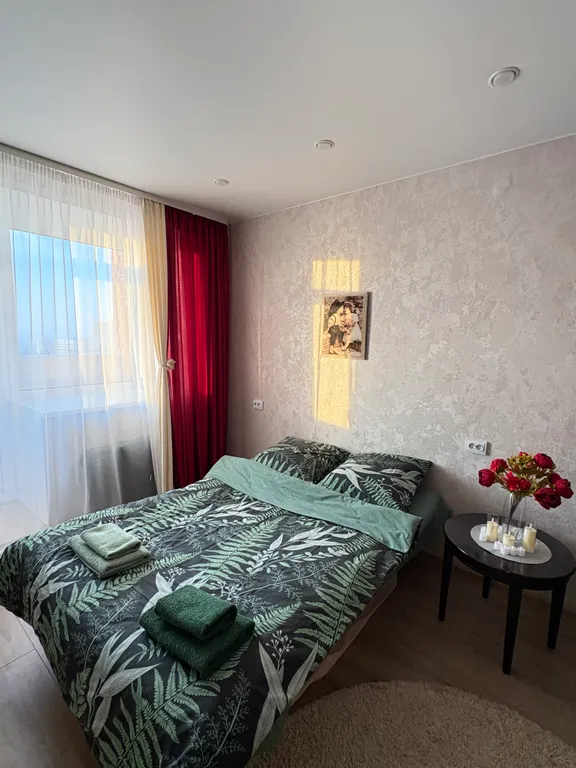 Уютная квартира с прекрасным видом на город и Каму