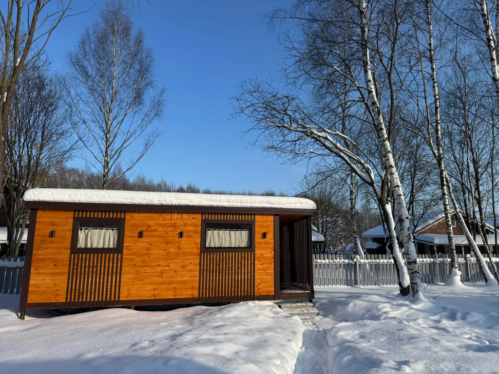 Уютный деревянный дом с баней