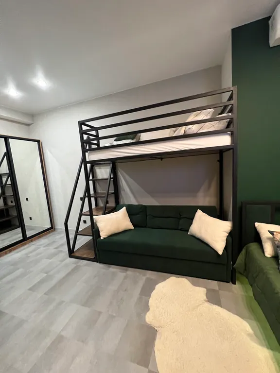 Уютная студия с видом на горнолыжный комплекс