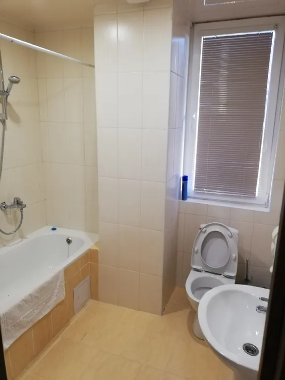 Студия с видом на горы и балконом