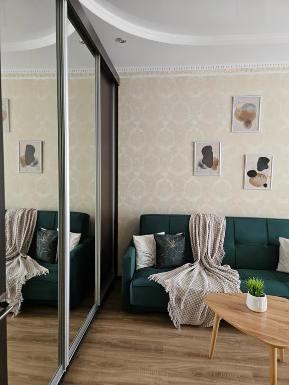 Светлая уютная однокомнатная квартира