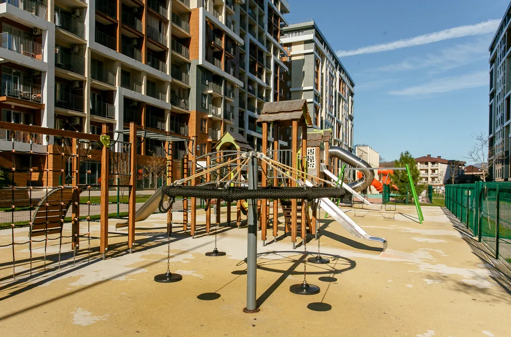 Студия с террасой и двухъярусной кроватью