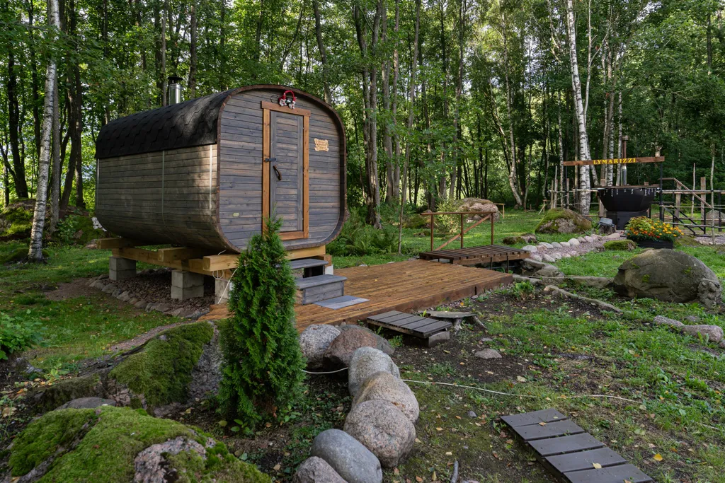 Дом с горячей купелью рядом с Выборгом