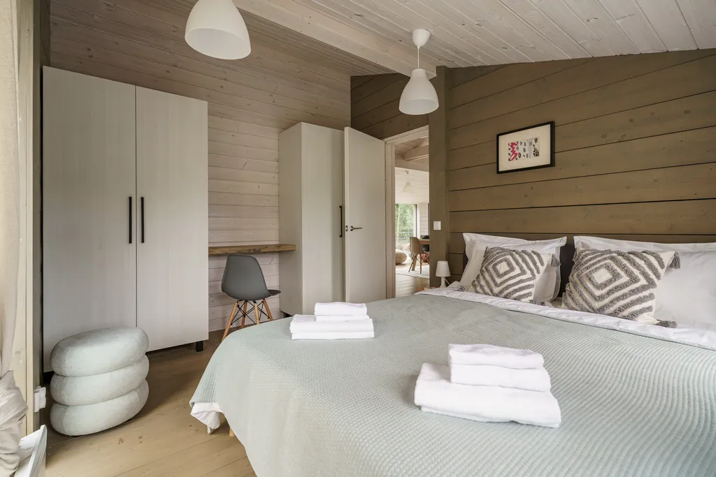 Дом для отдыха семьи у залива