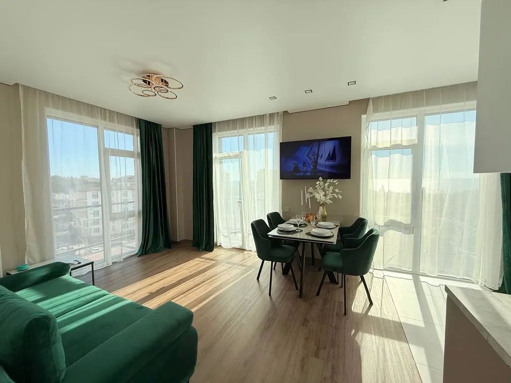 Квартира Двухкомнатная квартира с шикарным видом на море — Адлер