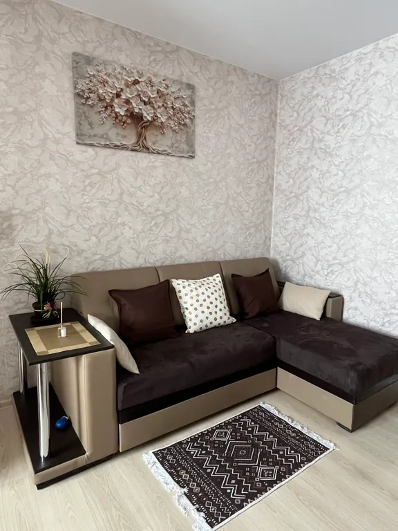 Большая квартира с зонированием и с видом на лес