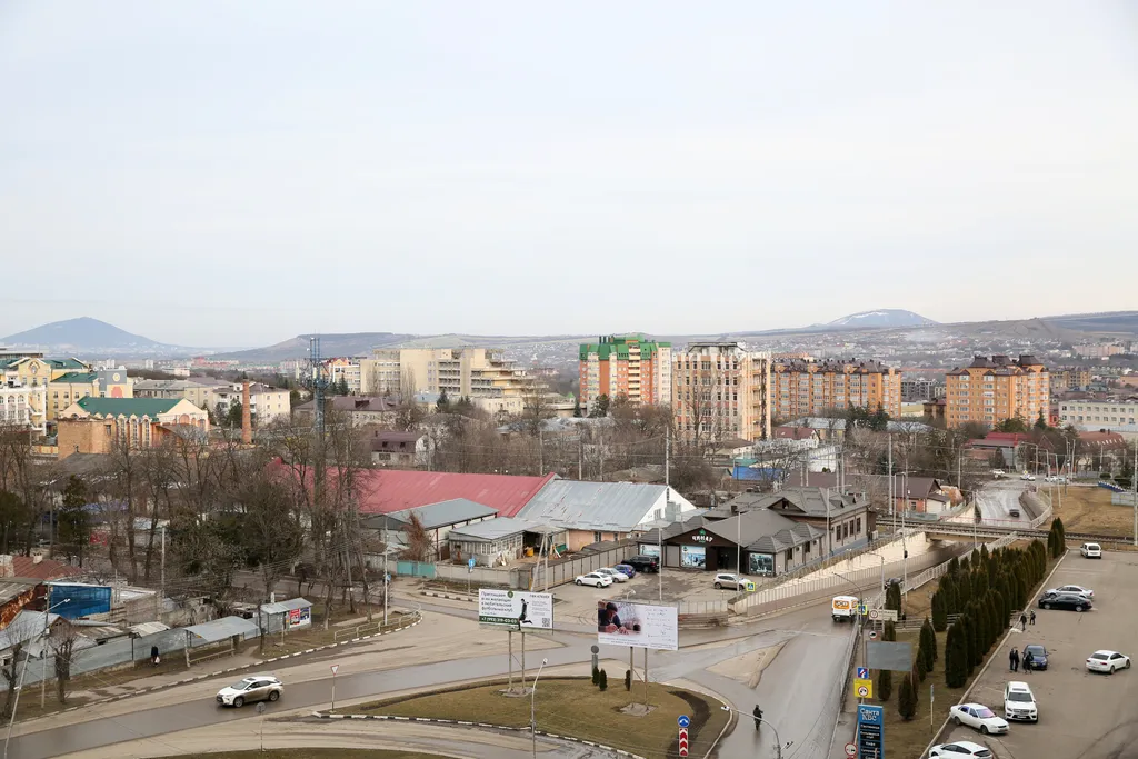 Квартира в центре с видом на горы