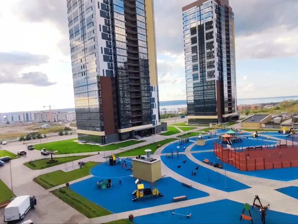 Видовая квартира в новом ЖК с шикарным видом на реку Кама