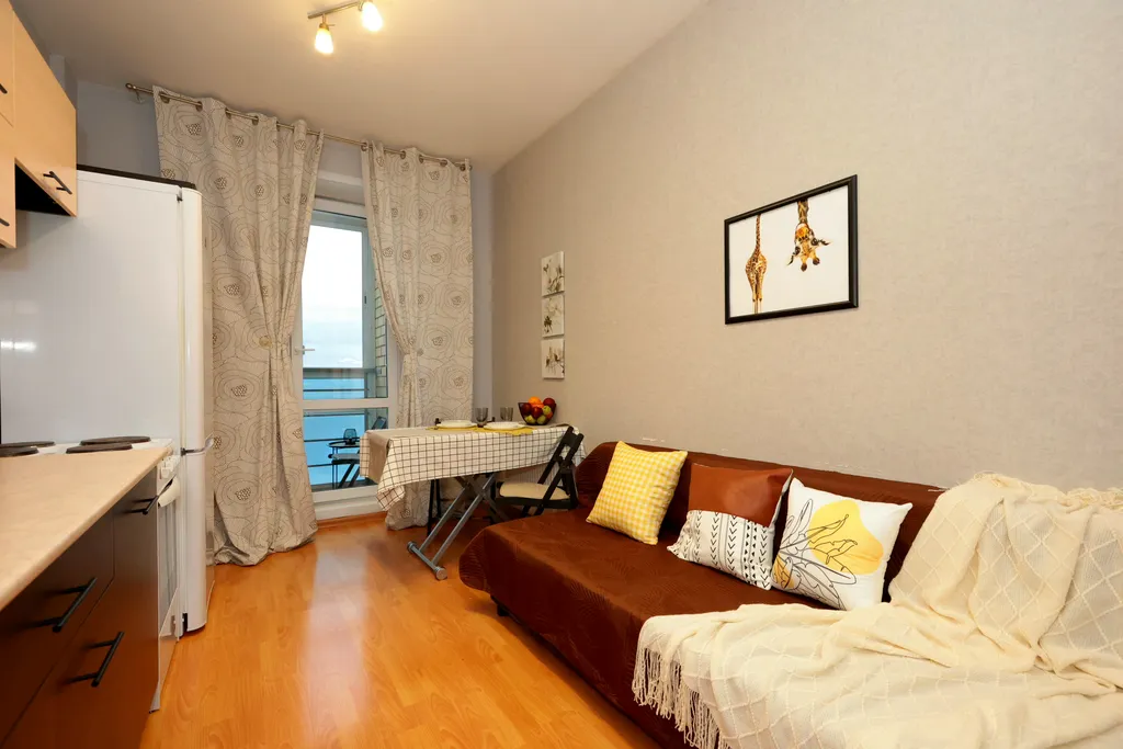 Уютная квартира у Фабрики Гознак с шикарным видом на город