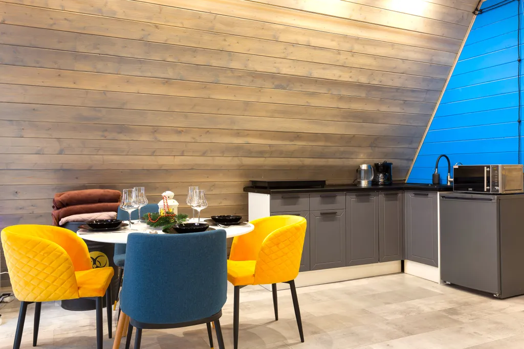 Домик 4 A-Frame с купелью 60 м2