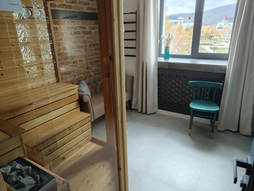 Квартира с сауной с профессиональным сушильным шкафом