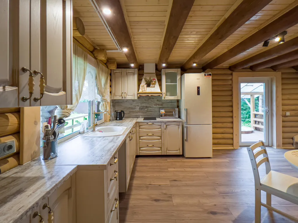 Коттедж Дом с баней и купелью — Агалатово