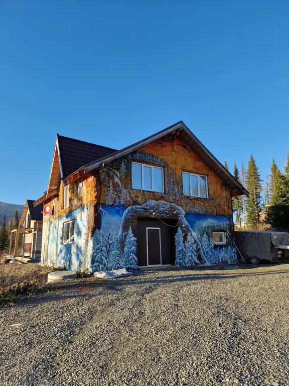 Уютный коттедж с видом на гору