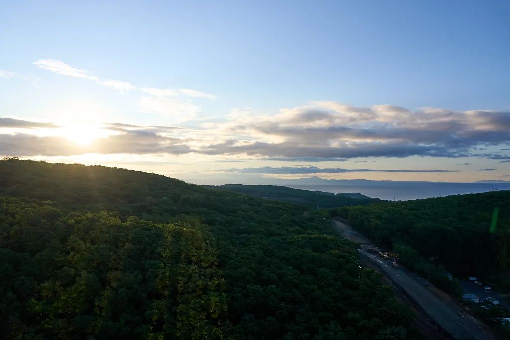 Новая студия с видом на море и дизайнерским ремонтом